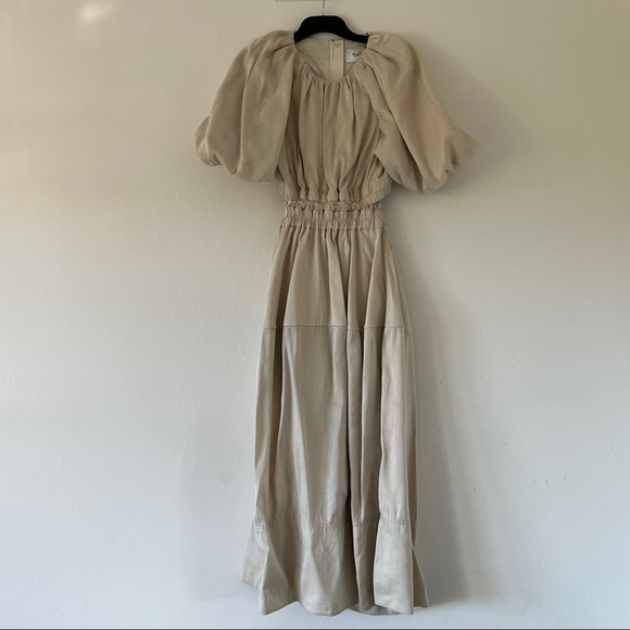 AJE Euphoria Cut Out Dress Stone • Size 8 • RRP $625 - Picture 8 of 16